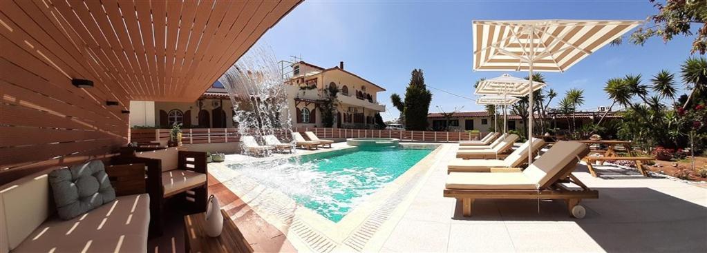 Athina Apartments Stoúpa Exterior foto